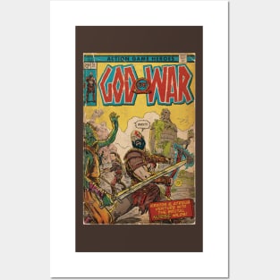 God of War fan art comic book cover Posters and Art